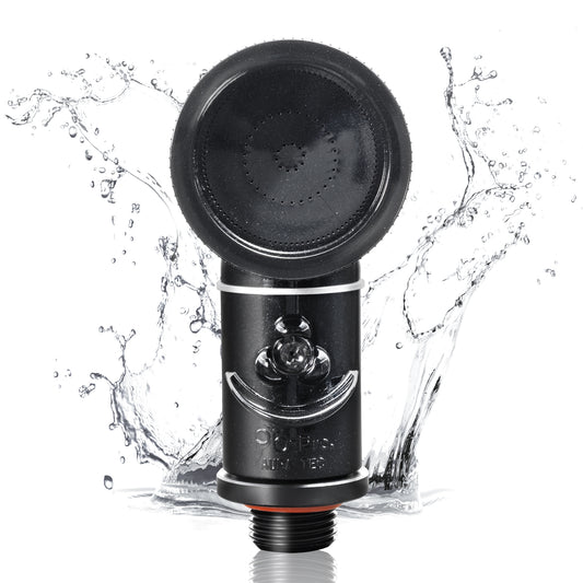 PUREBBLE PRO Microbubble Shower Head (Clear Black)